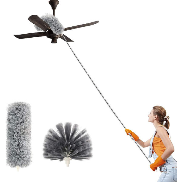 mingbaoge Duster With Extension Pole(Stainless Steel), Extra Long